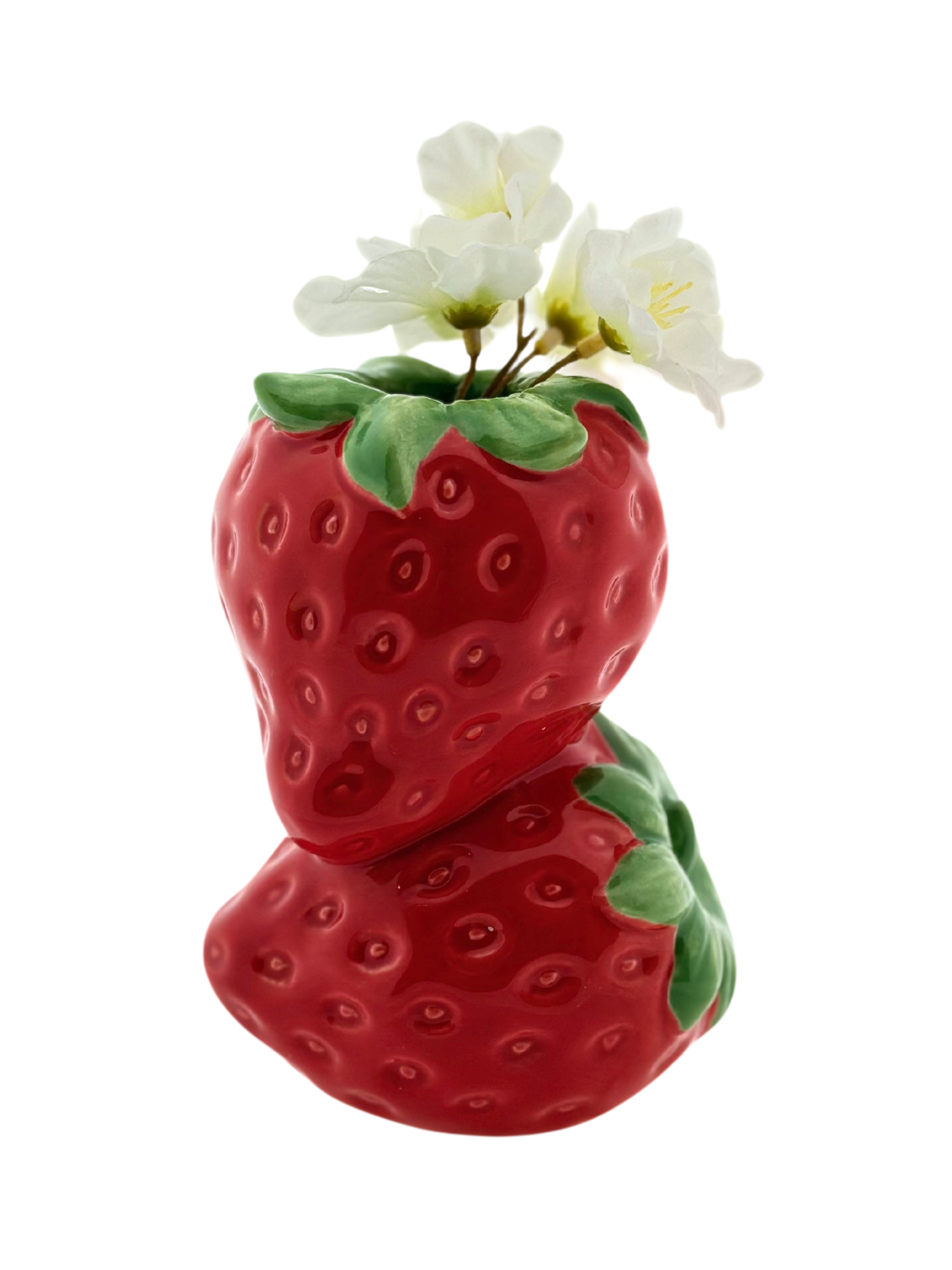 aardbeien - aardbei - kandelaar - kaarshouder - afscheid - rememberme webshop - fruity collectie kleur